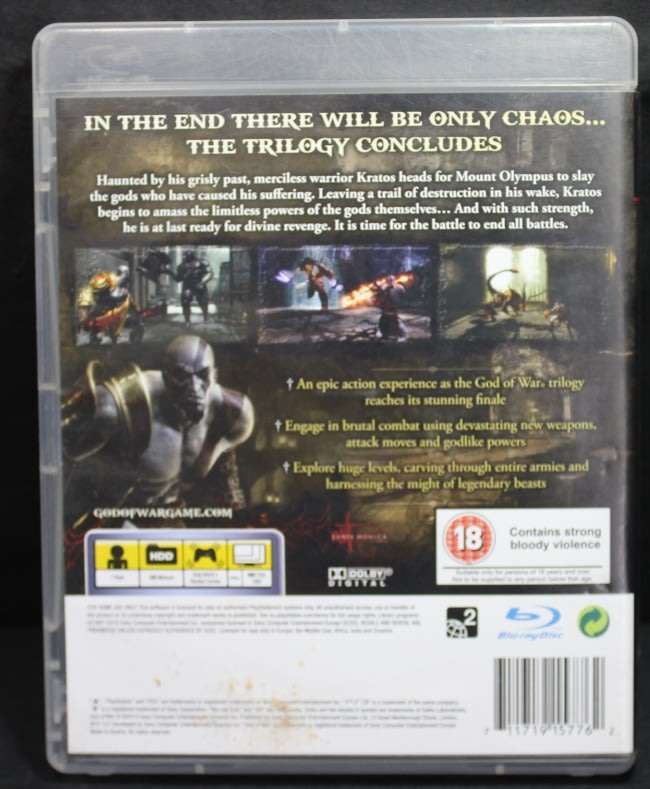 PS3 God Of War by Sony Computer Entertainment