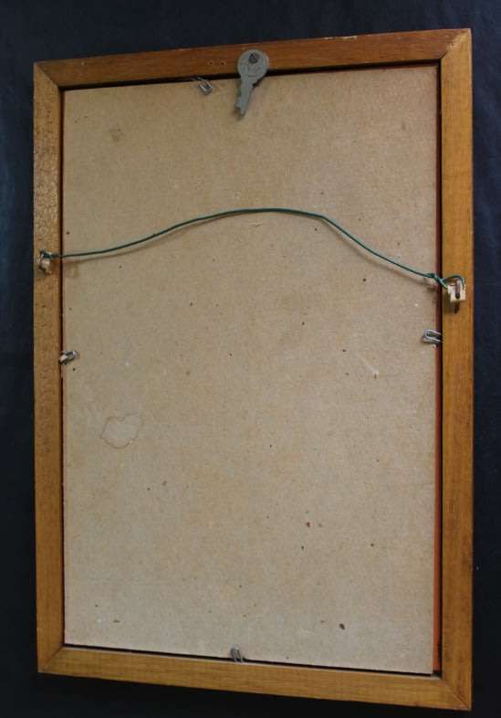 Eugene de Londres French Hairdressing Scene Framed Mirror