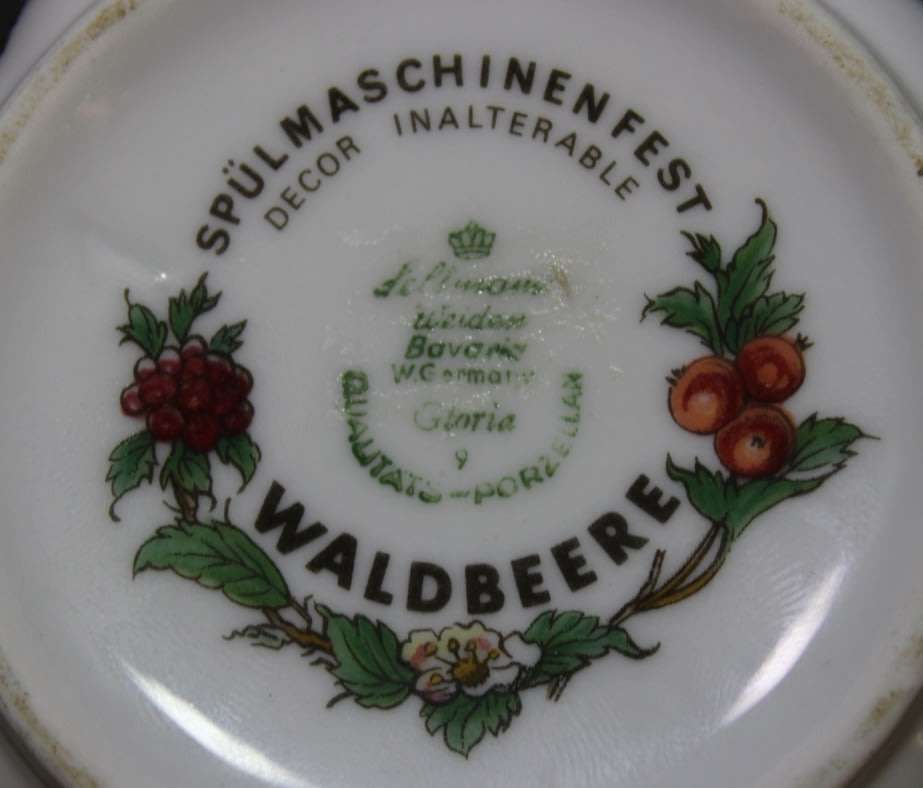 Seltmann Weiden Gloria Waldbeere Sugar Bowl