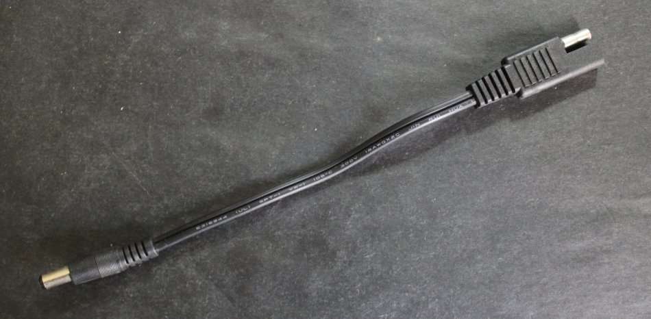 SAE Connector to DC COAX Plug Adapter Cable 20cm