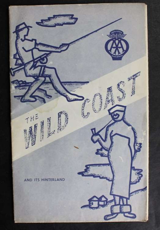 Vintage Folded AA Road Map - Wild Coast & Its Hinterland 1961