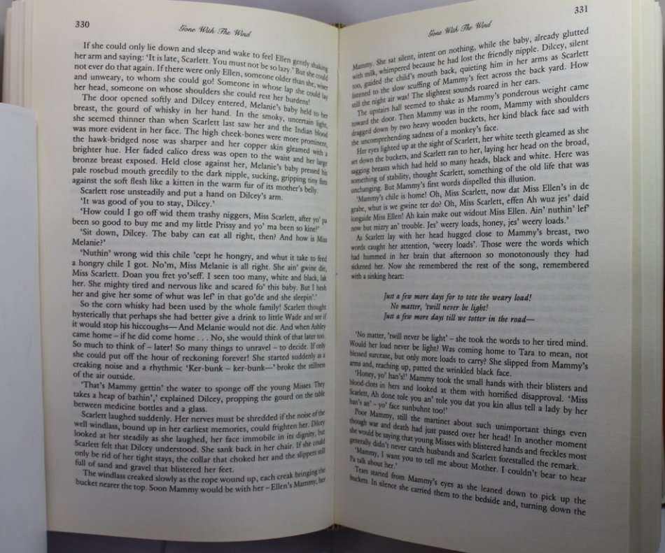 Gone With The Wind by Margaret Mitchell Hardcover Book