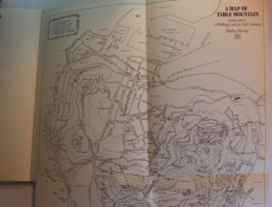 A Walking Guide for Table Mountain by Shirley Brossy Softcover Book 4th Ed 1991