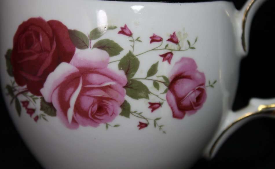 Queen Anne Fine Bone China Pink Rose Pattern Milk Jug