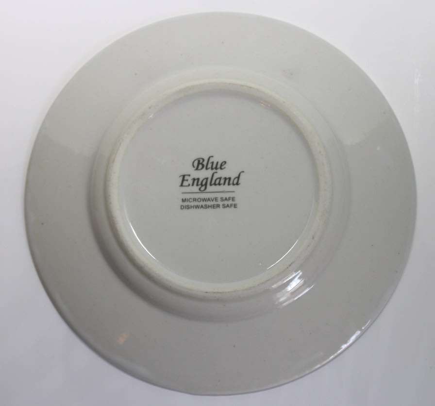 Blue England Tea Set 6 Cups & Saucers