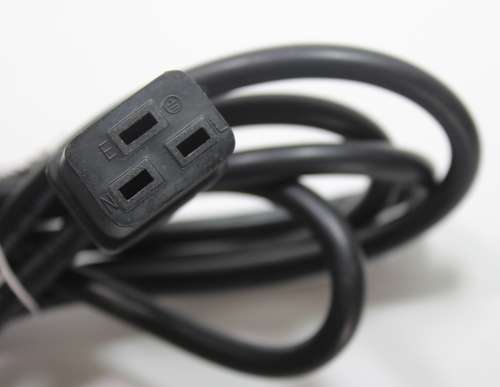 1 x Computer Power Cable Black Plug to Kettle Plug IEC 20 1.8m