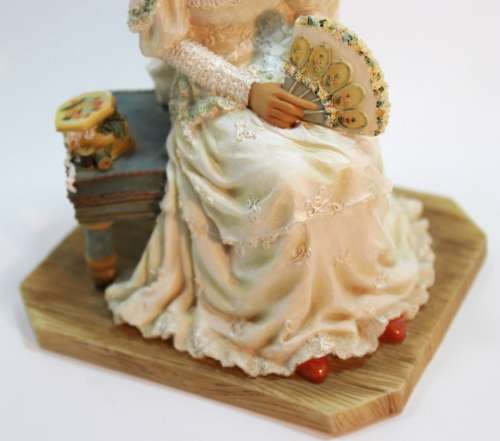 Leonardo Collection - Brides Silk and Lace Figurine by Christine Haworth
