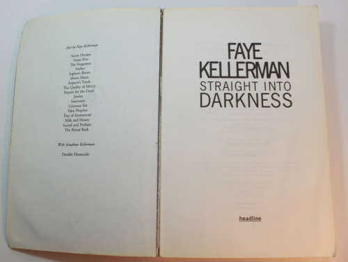 Straight Into Darkness By Faye Kellerman Softcover Book