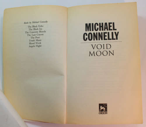 Void Moon by Michael Connelly Softcover Book