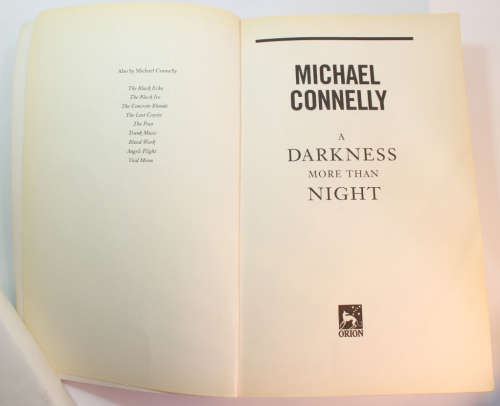 A Darkness More Than Night by Michael Connelly Softcover Book