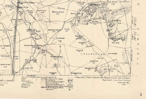 Major Jackson Series Vintage Maps of the Transvaal 1901 on 1 x 16GB USB