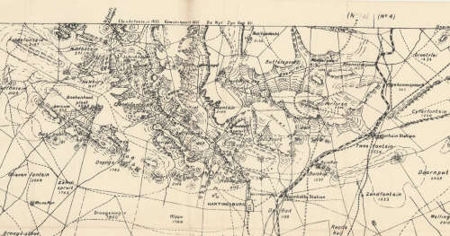 Major Jackson Series Vintage Maps of the Transvaal 1901 on 1 x 16GB USB