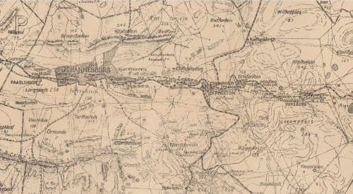 Major Jackson Series Vintage Maps of the Transvaal 1901 on 1 x 16GB USB