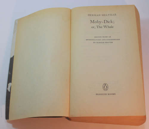 Moby Dick by Herman Melville The Penguin English Library Softcover Book