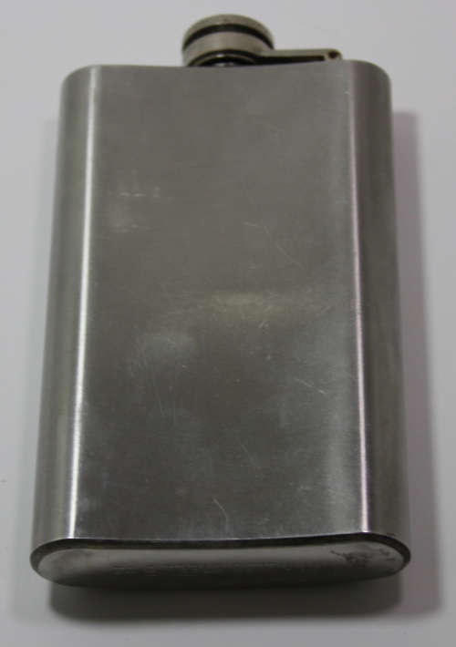 Bells Old Scotch Whisky Stainless Steel Hip Flask 5oz