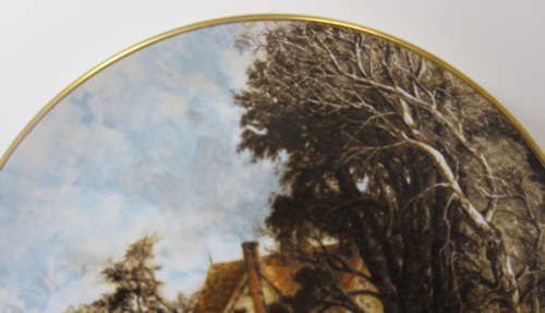 Valley Farm, A Decorative Wall Plate by Coalport, Painted by John Constable