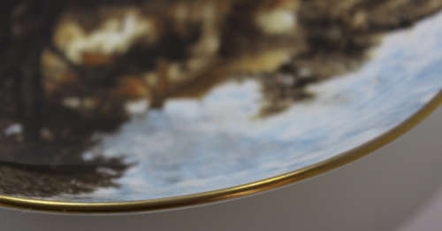 Valley Farm, A Decorative Wall Plate by Coalport, Painted by John Constable