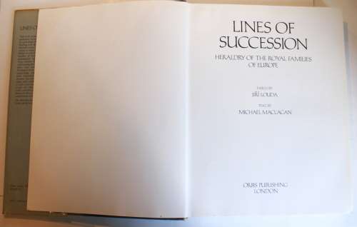 Lines of Succession by Jiri Louda and Michael MacLagan Hardcover Book