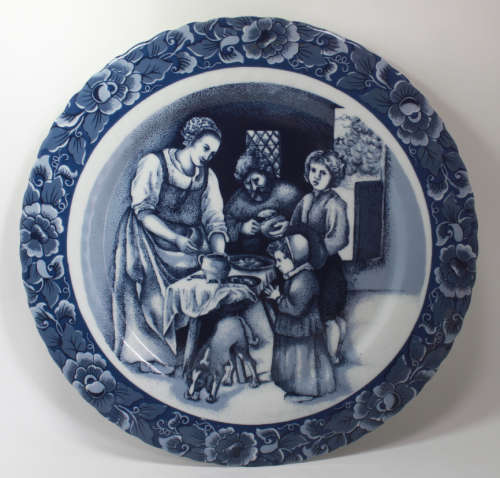 Oude Molen Delft Plate `Saying Grace`