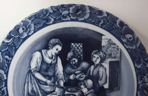 Oude Molen Delft Plate `Saying Grace`