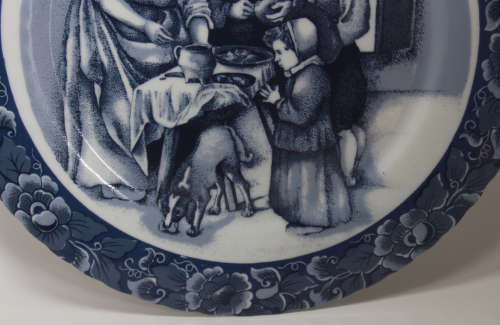 Oude Molen Delft Plate `Saying Grace`