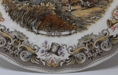 Vintage Decorative Plate by Churchill - Hunting Scenes by J F Herring `The Find.`
