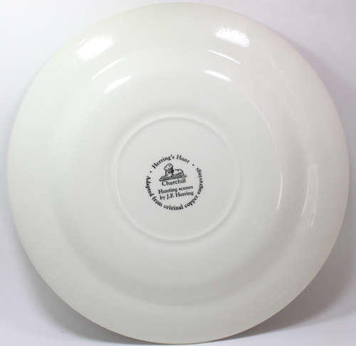 Vintage Decorative Plate by Churchill - Hunting Scenes by J F Herring `The Find.`