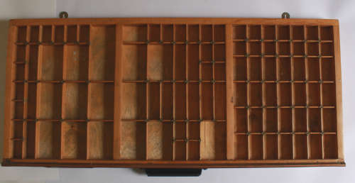 Original Hamilton Letterpress Big Printers Drawer 95 Division Printers Tray