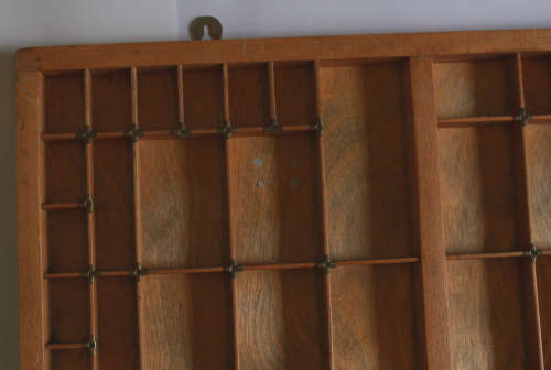 Original Hamilton Letterpress Big Printers Drawer 95 Division Printers Tray