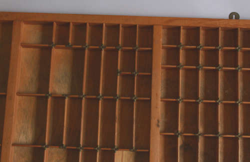 Original Hamilton Letterpress Big Printers Drawer 95 Division Printers Tray