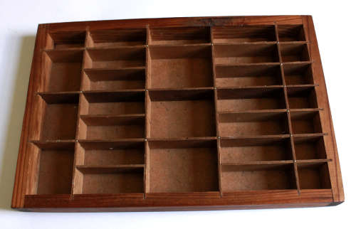 Half Size Printers Tray 29 Divisions.