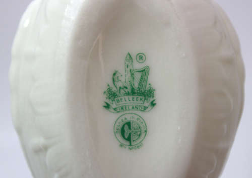 Vintage Belleek Swan Parian Figurine