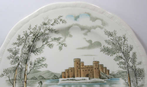 Vintage Alfred Meakin Decorative Wall Plate - Queen`s Castle.