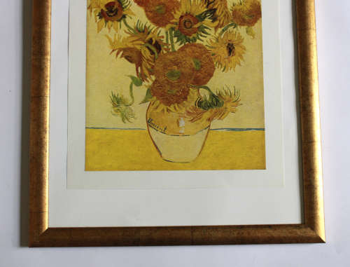 Vincent van Gogh Sunflowers Reproduction Print Framed