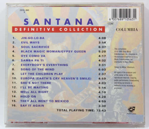 Santana Definitive Collection CD