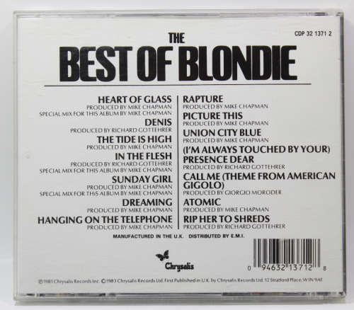 Blondie The Best Of Blondie CD
