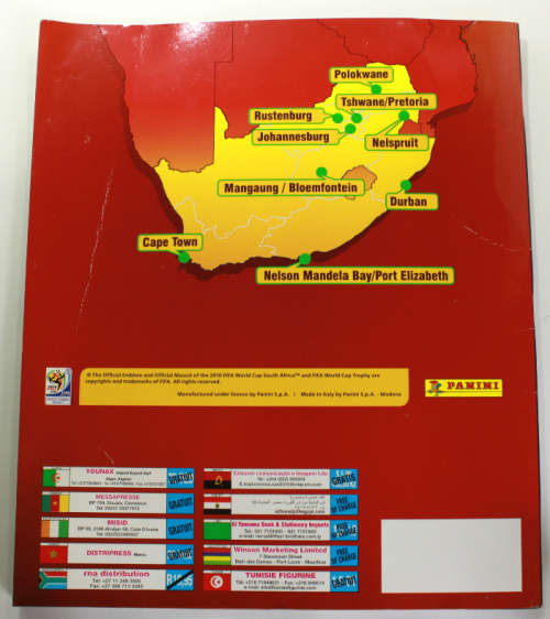 Official FIFA World Cup South Africa 2010 Sticker Album Unused Softcover Book