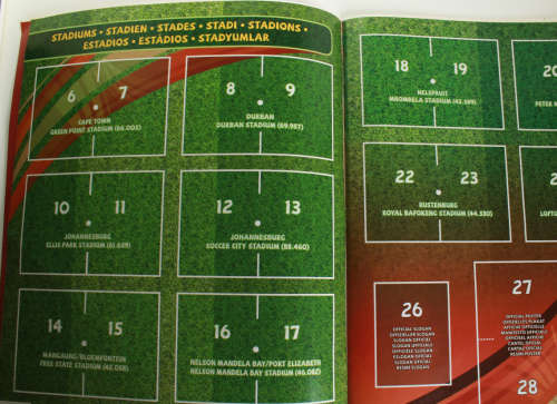 Official FIFA World Cup South Africa 2010 Sticker Album Unused Softcover Book