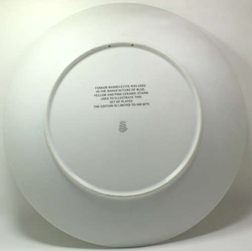 Langenthal Suisse Plate `Cassia Abbreviata` Aquerelle by Elise Buitendag