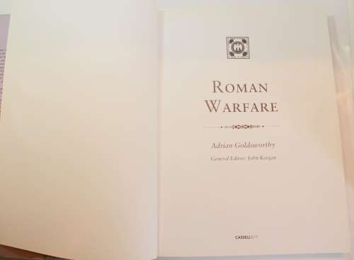 Roman Warfare by Adrian Goldsworthy Hardcover Book