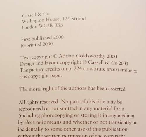 Roman Warfare by Adrian Goldsworthy Hardcover Book