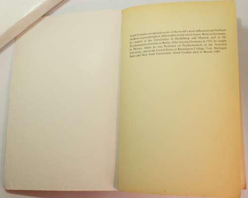 To Have Or To Be? by Erich Fromm Softcover Book