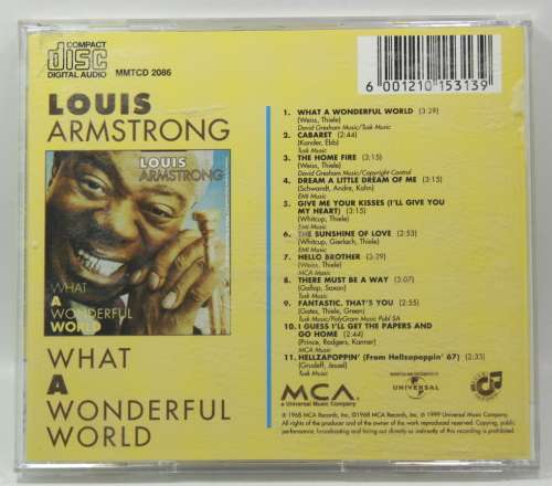 Louis Armstrong What A Wonderful World CD
