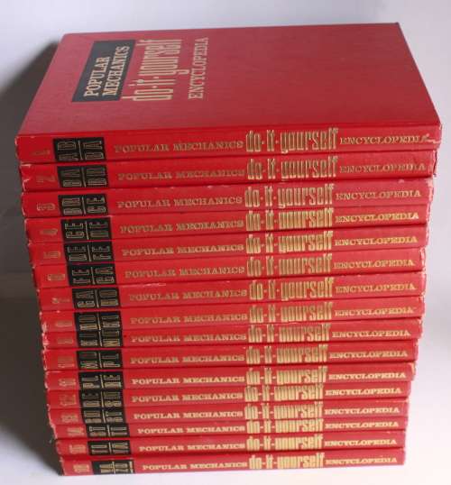 Popular Mechanics Do-It-Yourself Encyclopedia Set of 16 Hardcover Books 1968