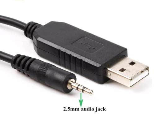 USB Type A Female 5 Volt to 2.5mm Mini Aux Audio Jack 0.5m