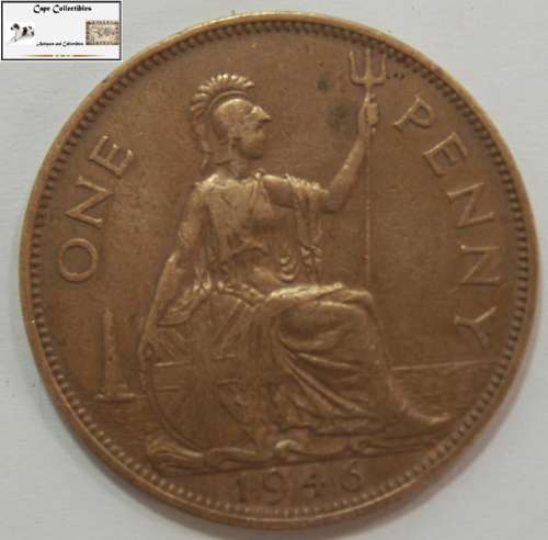 United Kingdom 1 Penny 1946 Coin Circulated
