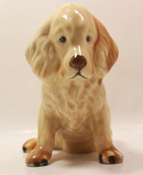 Cocker Spaniel Puppy Sitting Porcelain Figurine G138