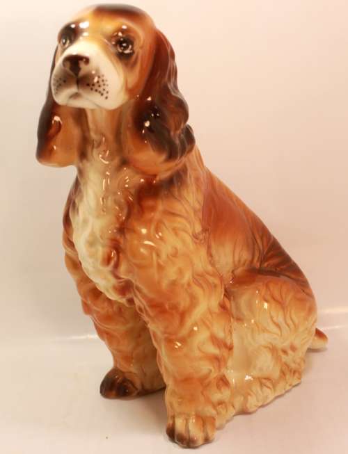 Vintage Cocker Spaniel Porcelain Figurine