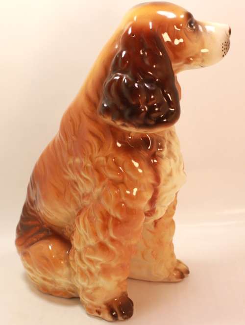 Vintage Cocker Spaniel Porcelain Figurine