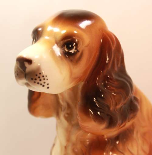 Vintage Cocker Spaniel Porcelain Figurine